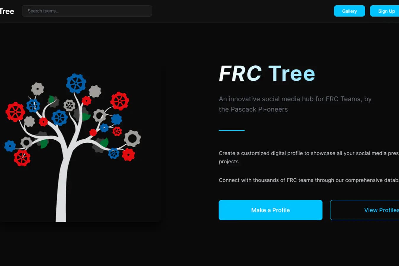 Image of Networking platform for FIRST Robotics teams